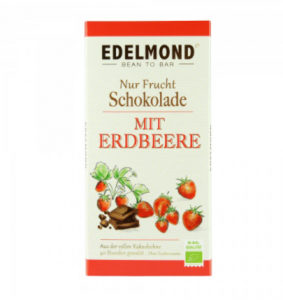 Bio Fairtrade Schokolade mit Erdbeere